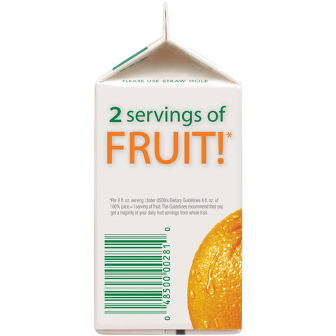 Tropicana Pure Premium JUICE ORANGE 100% PURE PREMIUM SINGLE SERVE CARTON