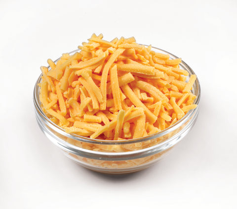 Schreiber CHEESE CHEDDAR MILD SHRED FEATHER BAG YELLOW