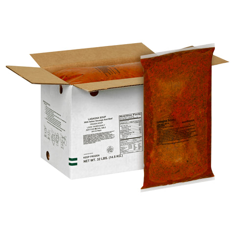Soup Lasagna Ready To Use Cook In Bag Frozen 624040