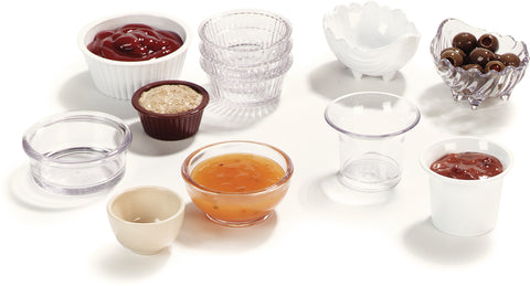 Carlisle RAMEKIN SMOOTH SAN WHITE 2.5 OZ