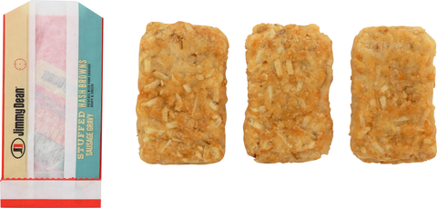 Hash Brown Potatoes Stuffed W/ Sausage Gravy & Cheese 24 Pieces
