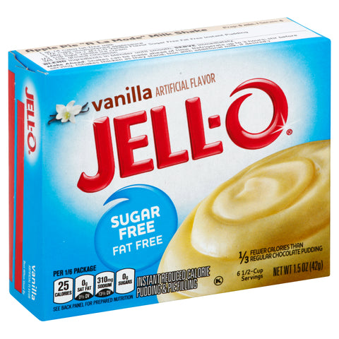 Pudding Mix Vanilla Instant Sugar Free