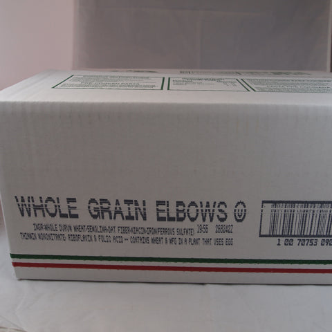 Zerega PASTA MACARONI ELBOW WHOLE GRAIN