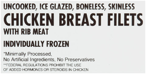 Tyson Glazed Boneless Iced Chicken Fillet, 4 Ounce -- 40 per case.