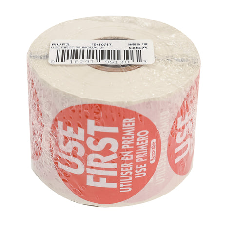 National Checking Company Use First Removable Label, 2 inch -- 500 per case.