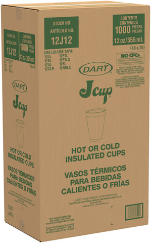 Cup Foam White 12 Oz