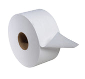Tissue Bath Mini Jumbo Roll White 2 Ply 7.36