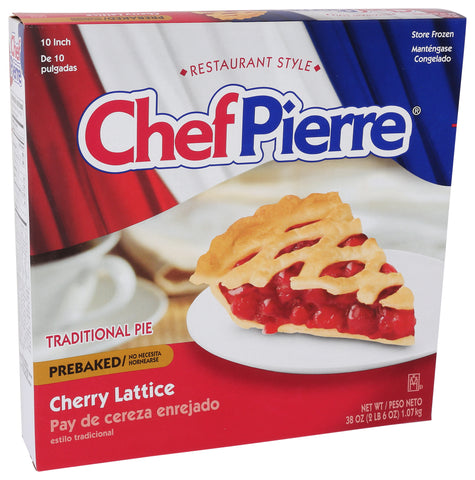 Pie Fruit Cherry Lattice Crust Pre-baked 10