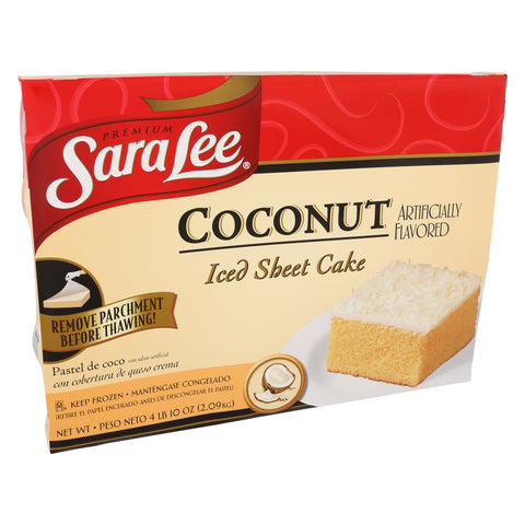 Sara Lee Frozen CAKE COCONUT SHEET ICED 12X16