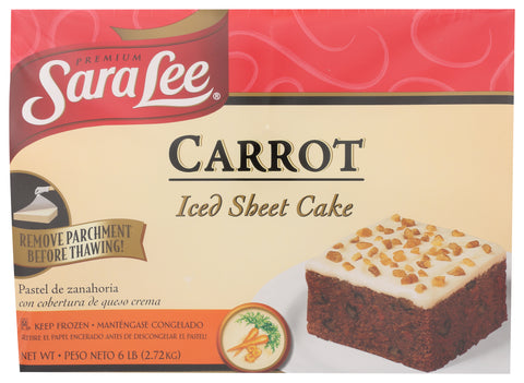 Cake Carrot Sheet Iced 12x16