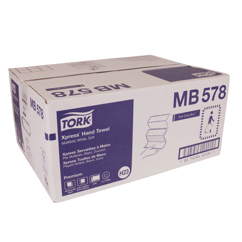 Tork Premium TOWEL HAND MULTIFOLD WHITE 3-PANEL 2-PLY
