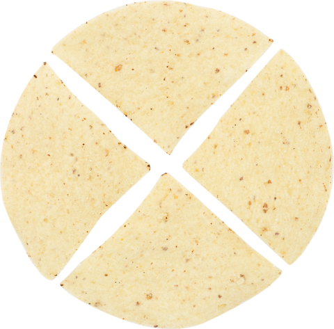 Tortilla Chip Corn White 1/4 Cut 7650-0621