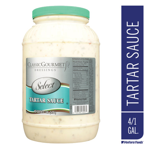 Ventura Foods Classic Gourmet Select Tartar Sauce, 4 Gallon.