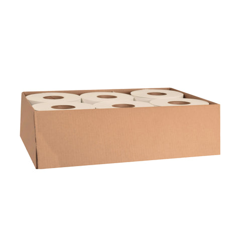 Tissue Toilet Jumbo Roll White 2 Ply 8.8