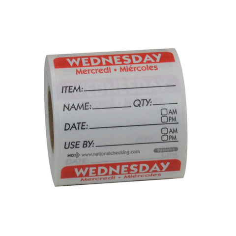 National Checking LABEL DISSOLVABLE USE BY RED WEDNESDAY 2X2