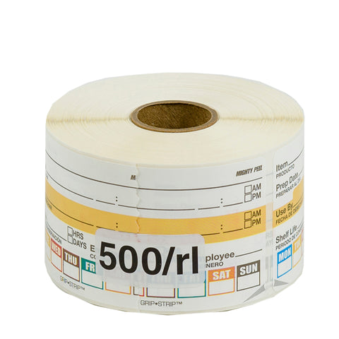 DateIt™ LABEL FOOD PEEL MONDAY-SUNDAY 2X3