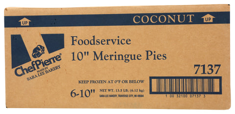 Pie Coconut Meringue W/domes 10