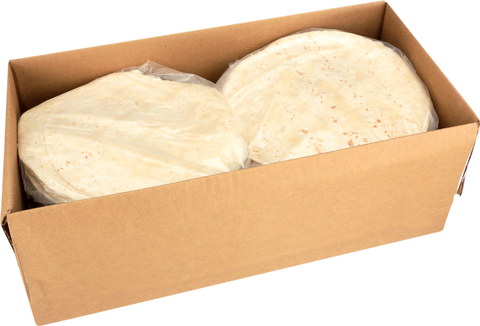 Tortilla Flour White Heat-pressed 8