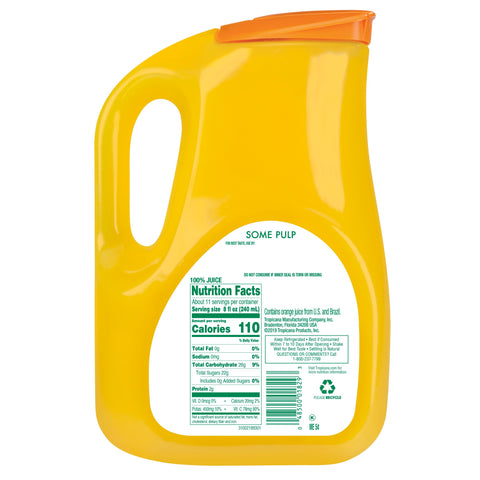 Tropicana JUICE ORANGE 100% PREMIUM HOMESTYLE REFRIGERATED