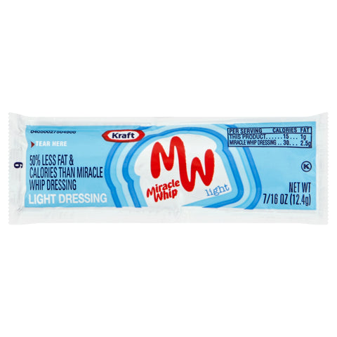 Dressing Salad Light Pouch Single Serve