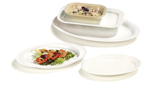Carlisle BAKER SERVER RECTANGLE MELAMINE TAN 28 OZ