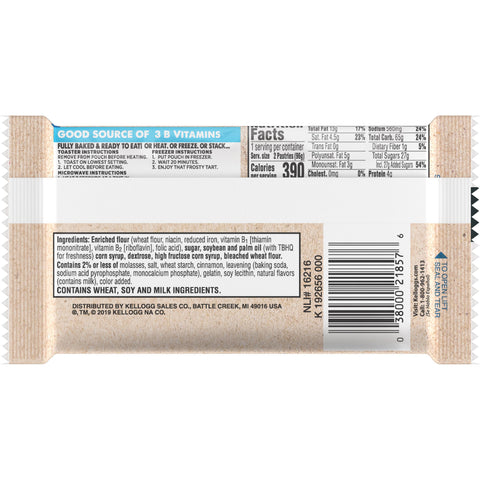 Pop-Tarts® PASTRY POP TART CINNAMON SUGAR SINGLE SERVE
