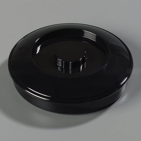 Carlisle SERVER TORTILLA W/ LID PLASTIC BLACK 7.5