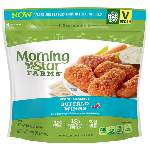 Veggie Buffalo Wings With A Crispy Breading