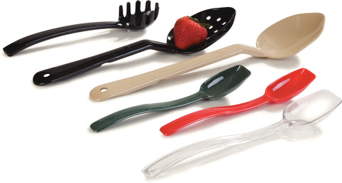 Spoon Serving Solid Plastic Black 13