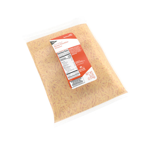 Schreiber CHEESE CHEDDAR SHARP YELLOW FEATHER SHRED