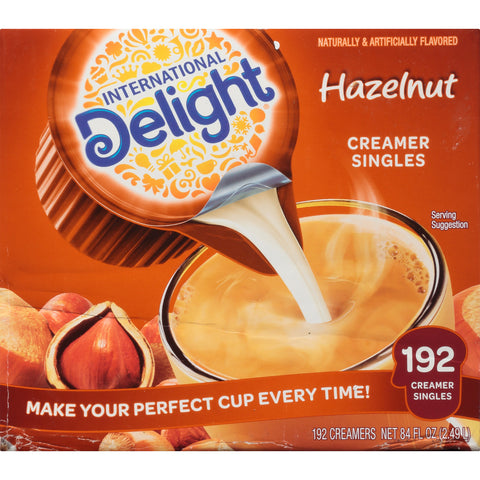 Creamer Liquid Non Dairy Hazelnut Aseptic Single Serve Cup
