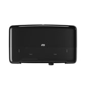 Dispenser Bath Tissue Jumbo Roll Mini Twin Plastic Black