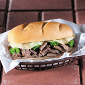 Beef Philly Steak Traditional Flat Marinated W/ Food Starch 5 Oz 330500