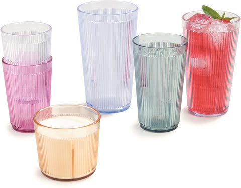 Carlisle TUMBLER CRYSTALON® STACK-ALL® SAN ROSE 20.7 OZ