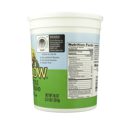 SunGlow European Style Whipped Butter Blend, 3.5 Pound -- 6 per case