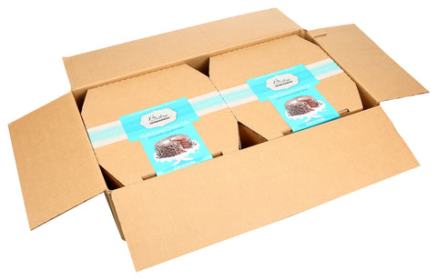 Bistro Collection Pre Cut Chocolate Cake, 94 Ounce -- 2 per case.