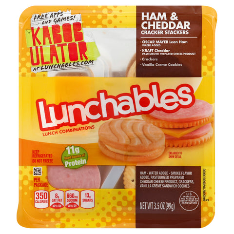 Lunchables OM LNCHBL HAM/CHEDDAR VAN SAND 3.5 Z