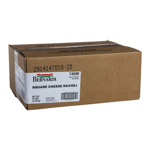 Windsor Bernardi Cheese Square Ravioli, 5 Pound -- 2 per case.