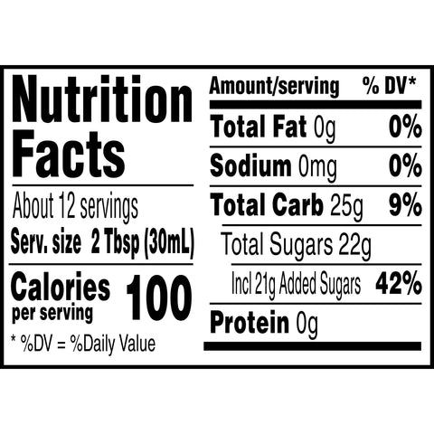 Smuckers Blueberry Syrup, 12 Fluid Ounce -- 6 per case.