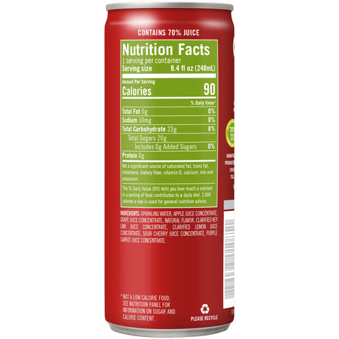 Izze JUICE CHERRY LIME SPARKLNG CAN