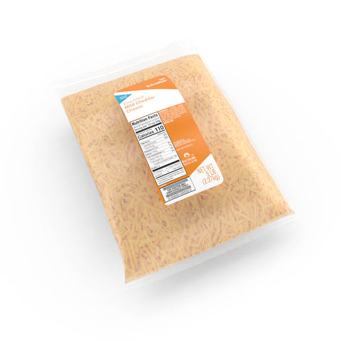 Cheese Cheddar Mild Shred Feather Bag Yellow
