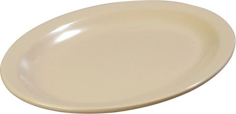 Carlisle PLATTER TRAY OVAL KINGLINE™ MELAMINE TAN 12X9