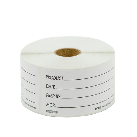 National Checking LABEL REMOVABLE SHELF LIFE 2X4