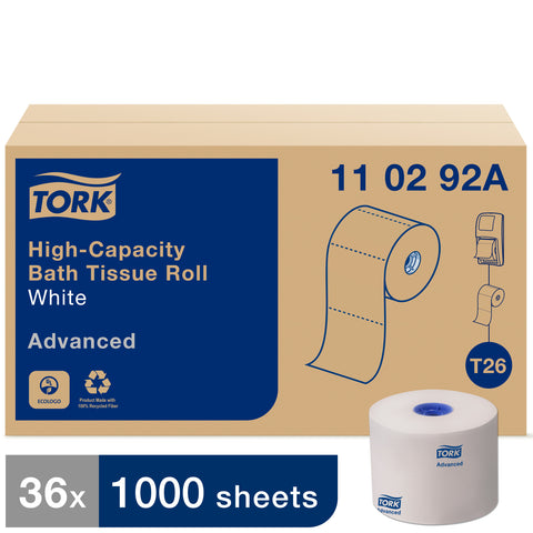 Tissue Bath High Capacity White 2-ply