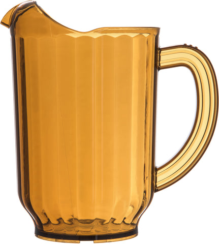 Pitcher Plastic Amber 60 Oz