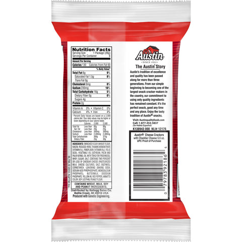 Cracker Cheese W/ Cheddar Cheese 0.93 Oz