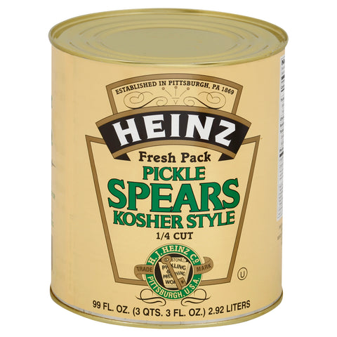 Heinz Dill Spear Pickles 74 Ct K 6-10 Cn Available Only East Of The Mississippi