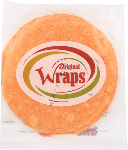 Mexican Original® TORTILLA WRAP FLOUR SALSA FLAVORED PRESSED 12