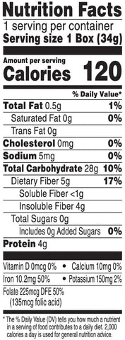 Kellogg's® CEREAL MINI-WHEATS® UNFROSTED BITE SIZE INDIVIDUAL BOX