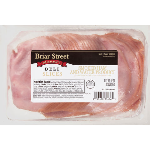 Ham Smoked Ham & Water Product Sliced .67 Oz 31476-0733